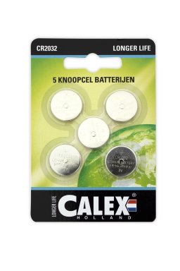 Knoopcel lithium cr2032 3v 5st - Calex