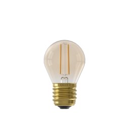 LED volglas Filament Kogellamp 220-240V 3,5W 250lm E27 P45, Goud 2100K Dimbaar - Calex