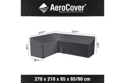 AeroCover | Loungesethoes 270 x 210 x 85 x 65(h) cm | L-vorm Links