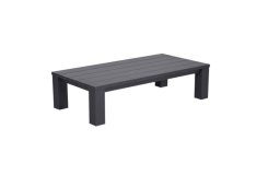 Cube lounge tafel 140x70xH40 cm carbon black - Garden Impressions