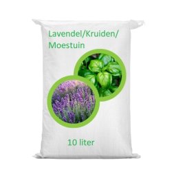 Lavendel/Kruiden/Moestuin grond aarde 10 liter - Warentuin Mix