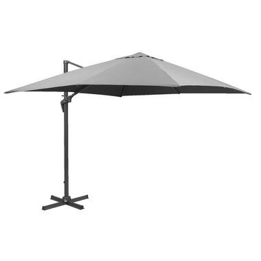Le Sud freepole parasol Nice - antraciet - 300x300 cm - Leen Bakker