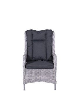 Osborne verstelbare fauteuil cloudy grey H dia. 5mm/reflex black - Garden Impressions