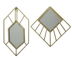 Spiegel glas l18b15h1cm goud a2 - KSD