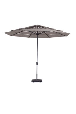 Stokparasol Syros open air 350 cm Polyester taupe zonwering - Madison